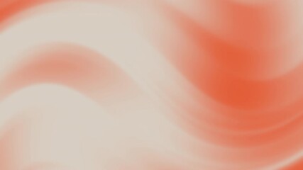 Poster - soft, wavy abstract background with smooth gradient transitions of coral and cream colors, abstract 