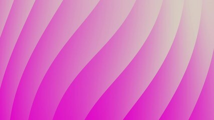 Poster - Curved pink and white abstract stripes form a vibrant, smooth gradient background, Abstract texture Gradient motion Background animation.