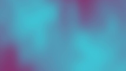Poster - A soft, abstract gradient background blending teal blue and purple hues, Abstract texture Gradient motion Background animation.
