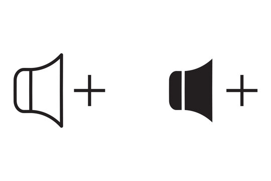 Speaker Icon set. Voice Icon, Vector Illustration