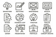 © Ira - Creative design process icons for brainstorming and presentation