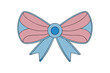 © Saiful - Cute Colorful Ribbon Bow Clipart on White Background