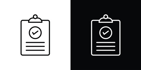 Fototapete - Result icon. Simple element illustration. outline and flat symbol design