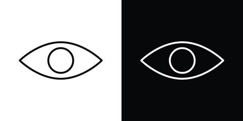Poster - Show icon. Simple element illustration. outline and flat symbol design