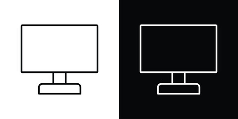 Fototapete - Speech bubble icon. Simple element illustration. outline and flat symbol design