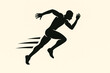 © MS - Silhouette of a Sprinter in Motion