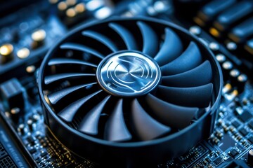 Aufkleber - Close-Up of Computer Graphic Card Cooling Fan