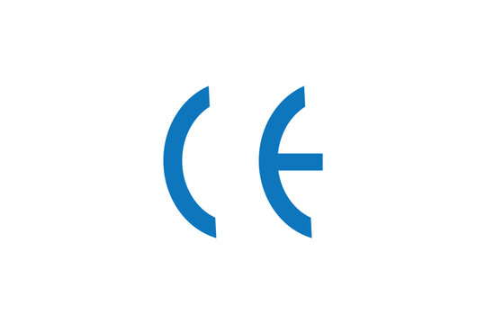 CE marking icon vector