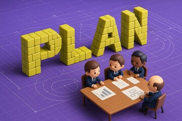 Poster - A collaborative business meeting demonstrates strategic decision-making and effective planning to drive growth and innovation within a professional environment