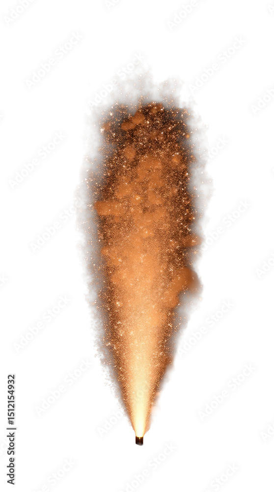 Things Exploding Photo Explosion of Glowing Particles Suspended in Mid-Air, Resembling the ...