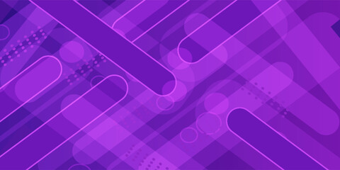 Aufkleber - Purple geometric wallpaper background. Dynamic shape composition. Vector illustration.