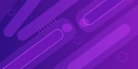 Aufkleber - Purple geometric wallpaper background. Dynamic shape composition. Vector illustration
