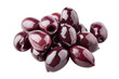 © Dream Art Factory  - Close-up of whole kalamata olives in a bowl isolated on transparent background