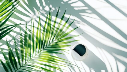 Fototapete - A stunning rendering of an elegant black podium for product presentation in Chinese abstract style is provided