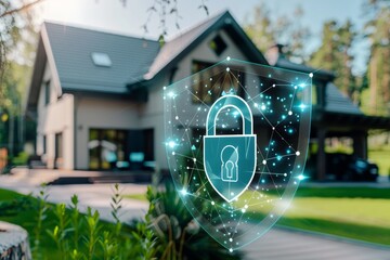 Poster - Innovative holographic security system for houses.