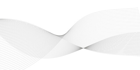 Aufkleber - Abstract background with business lines. Technology, data science, geometric border pattern. Isolated on white background. Vector illustration.