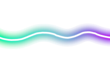 Wall Mural - transparent neon lines futuristic