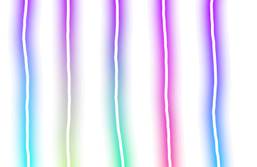 Wall Mural - transparent neon lines futuristic