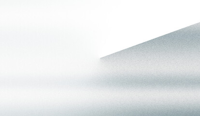 Poster - Abstract gray background with black and white triangle.