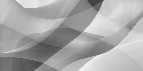 Wall Mural - abstract white or black background with lines, abstract texture design on a white folded sheet, digi