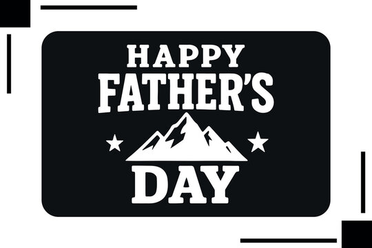 Happy Father's Day vector -Greeting Card with Heartfelt Message