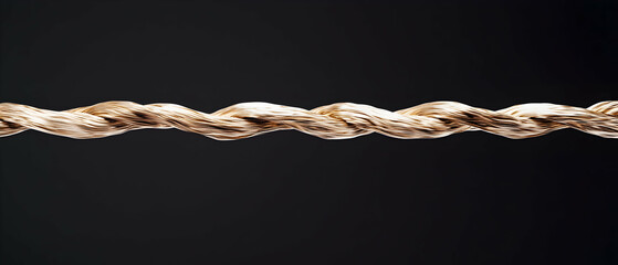 Poster - Abstract Beige Flowing Design
