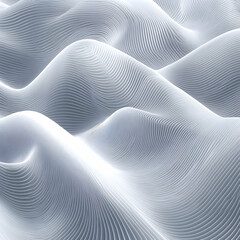 Poster - Abstract Geometric Wave Pattern Design
