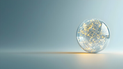 Poster - Abstract Global Network Sphere