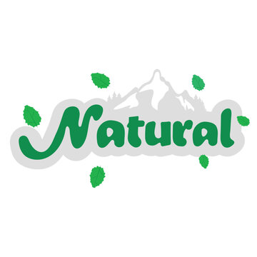 Natural Icon Vector Design.