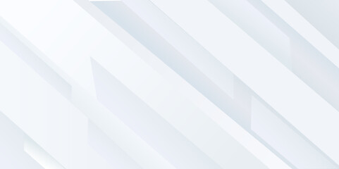 Poster - white background with square shape, abstract gray background, modern banner concept.