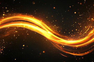 Poster - Bright sparkling speed line creates a futuristic atmosphere with vibrant colors and dynamic motion in a visually stunning display of energy and light