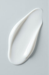 Aufkleber - Close-up of white powder or substance on a gray background, ideal for medical or science use