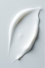 Aufkleber - Close-up of white material on a gray background, suitable for use in scientific or medical illustrations