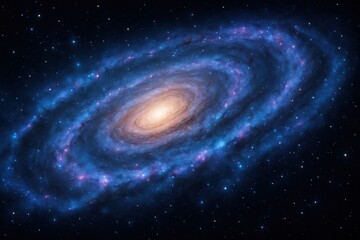 Wall Mural - deep cosmos voyage a celestial tapestry of swirling nebula clouds and distant star clusters in vivid