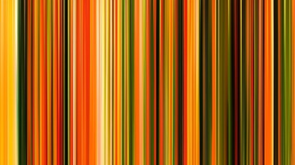 Fototapete - Long orange and green striped line. The stripes are long