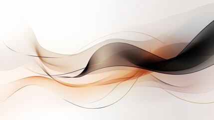 Aufkleber - Long, curvy line of black and orange colors. The line is very long and has a lot of detail