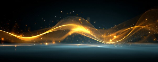 Poster - An abstract digital background that can be utilized for technological processes, neural networks, and AI, as well as digital storages, sound and graphic forms, science, educational purposes, and