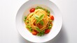 © MAK_CREATION - parmesan protein pasta with tomato sauce and Edamame