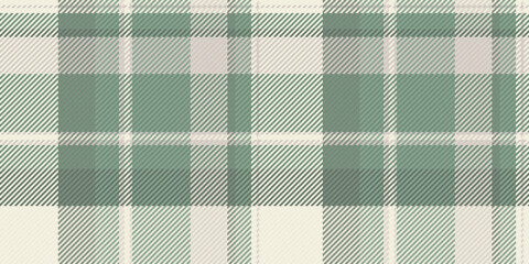 Poster - subtle sage green and cream plaid pattern. perfect for textile designs, website backgrounds, or craf