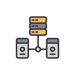 Poster - Decentralized Network Topology Representing Data Servers Connection