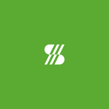 Letter S logo icon flat vector design