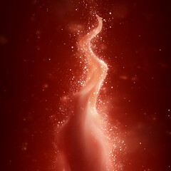 Poster - Abstract flame design, swirling light