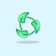 zero waste icon illustration for green living campaigns environmental design zero waste education an