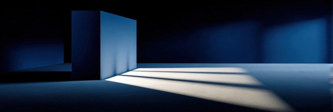 Abstract Interior Scene With Dramatic Lighting