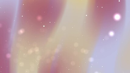 Poster - Colorful Light Particles and Bokeh Effects Creating a Dreamy Atmosphere