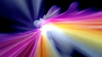 Poster - Vivid Light Trails and Colorful Abstract Motion Patterns in Dynamic Visuals