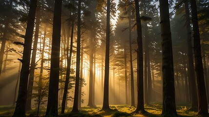  morning in the forest