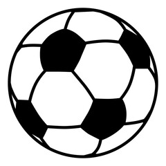 clean and modern football icon in svg format. ideal for scalable web and app design, sports infograp