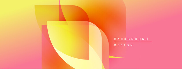 Poster - Abstract gradient background. Warm colors blend, creating dynamic visual effect. Modern design suitable for digital projects.