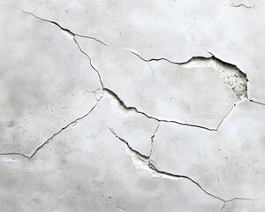 Poster - old cracked wall